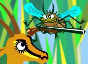 Почему Ананси ест мух, бабочек и комаров