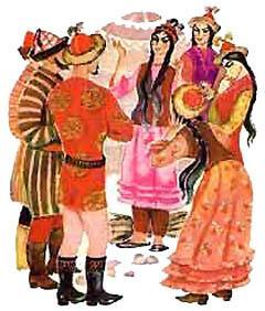 Киргизская народная сказка Мудрая девушка